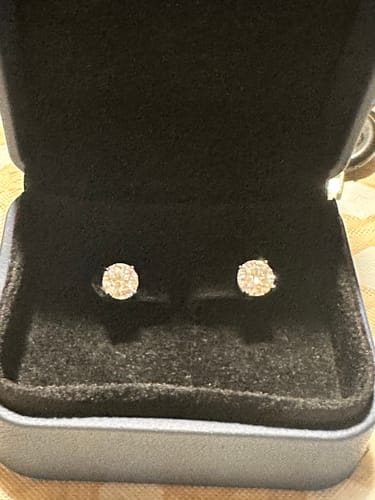 Customer photo review of Moissanite Tennis Chain 14K Gold (ALL SIZES)