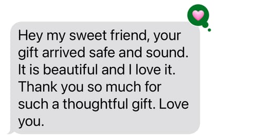 Customer photo review of today I choose hope intention card