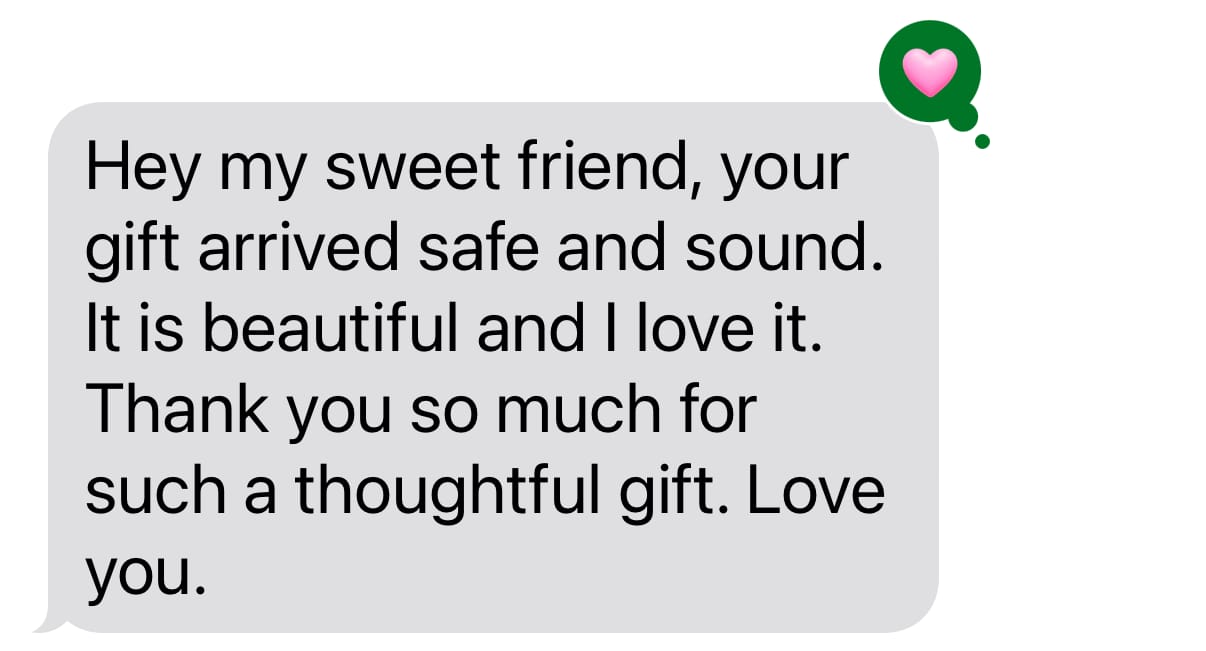 Customer photo review of today I choose hope intention card