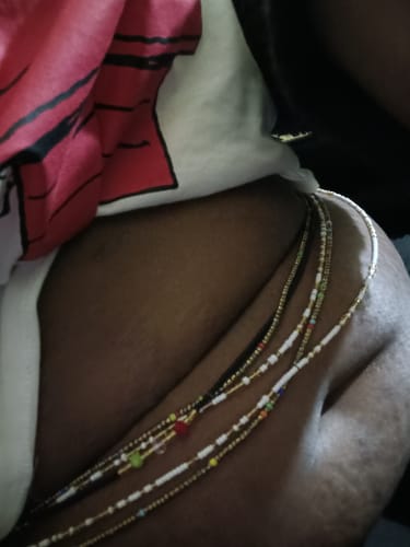 Customer photo review of Elevated Jewel Waist Beads