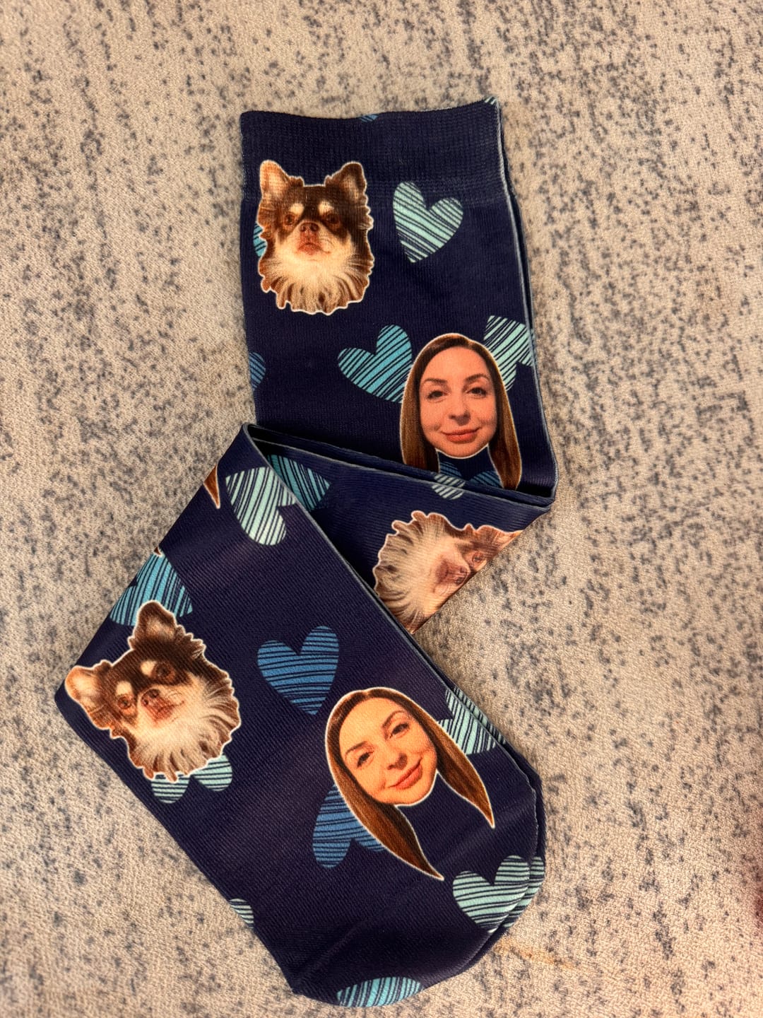 Customer photo review of Персонализирани Любовни Чорапи