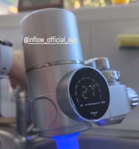 Customer photo review of Inflow Tap Water Filter