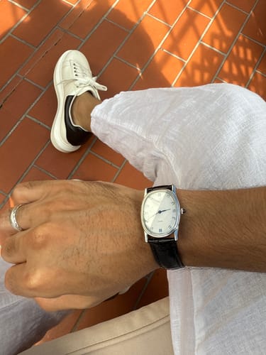 Customer photo review of Oval Orbit Diamond Watch (27.5mm x 34mm)