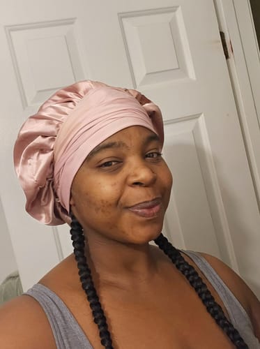 Customer photo review of Dermave™ Silk Bonnet