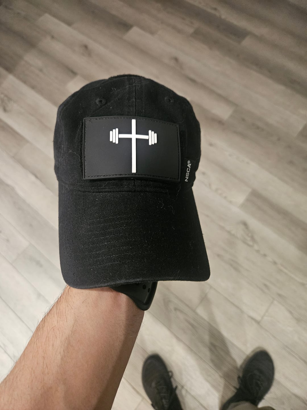 Customer photo review of Cross Velcro Patch