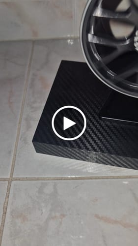Customer video review of Floating Spinning Base “Rim not included”