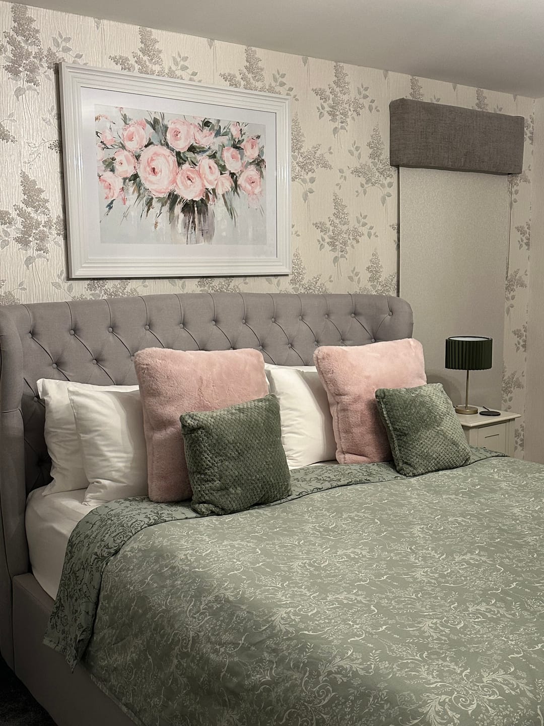 Customer photo review of Luxury Feather Support Pillow Set