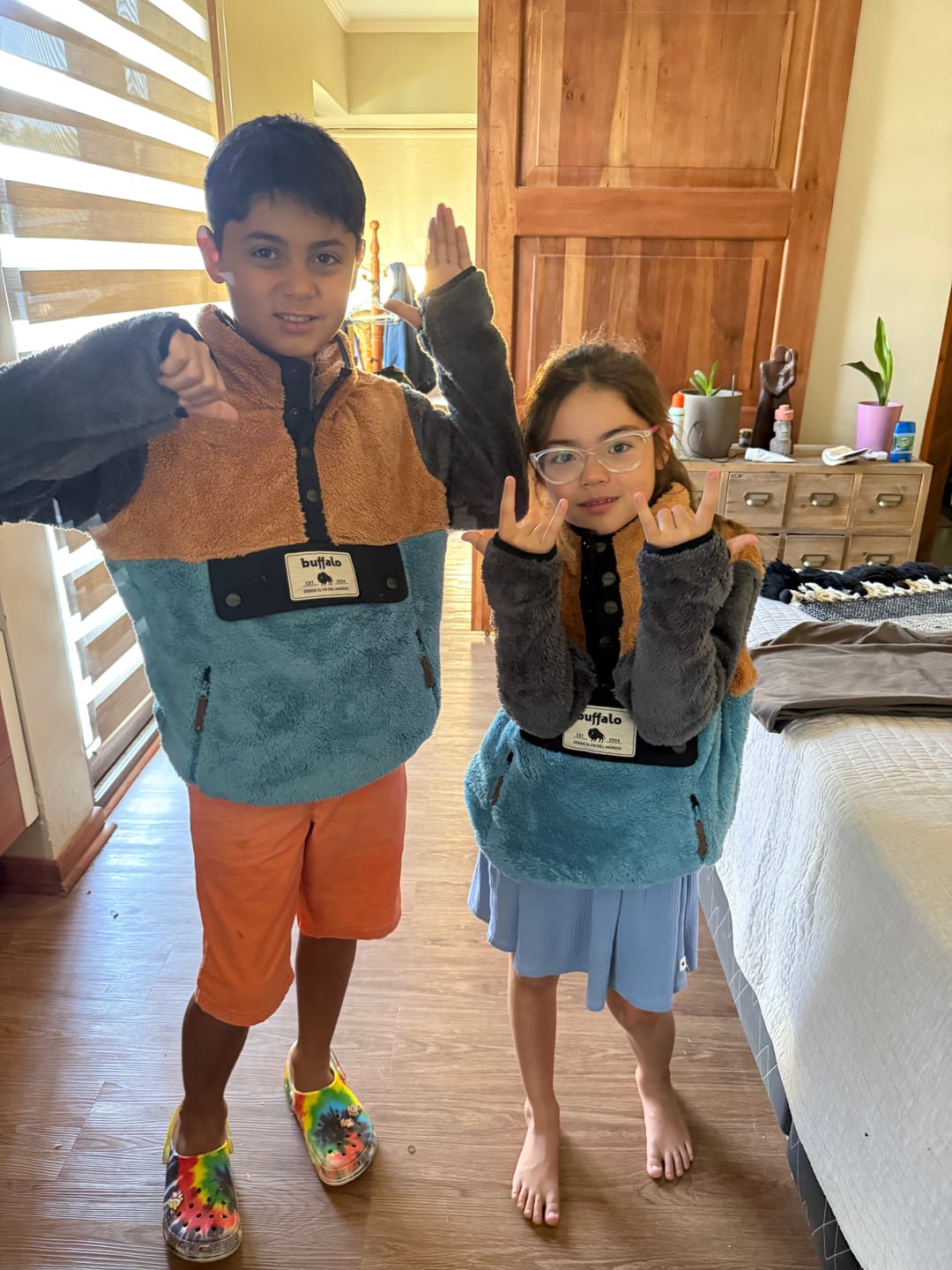 Customer photo review of Chaqueta Indigo Niños