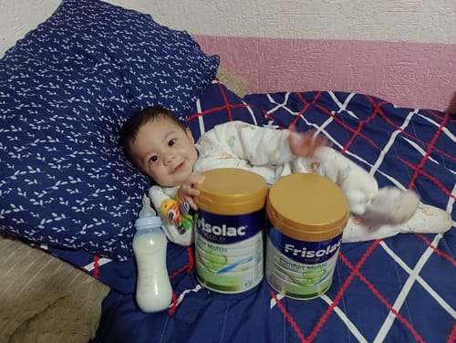 Customer photo review of Frisolac Gold Comfort Multio (0-12 Meses) Pack C/ 1.2 Kg