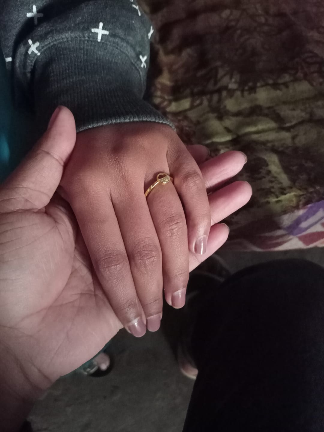 Customer photo review of Sunset Serenity Silver Ring