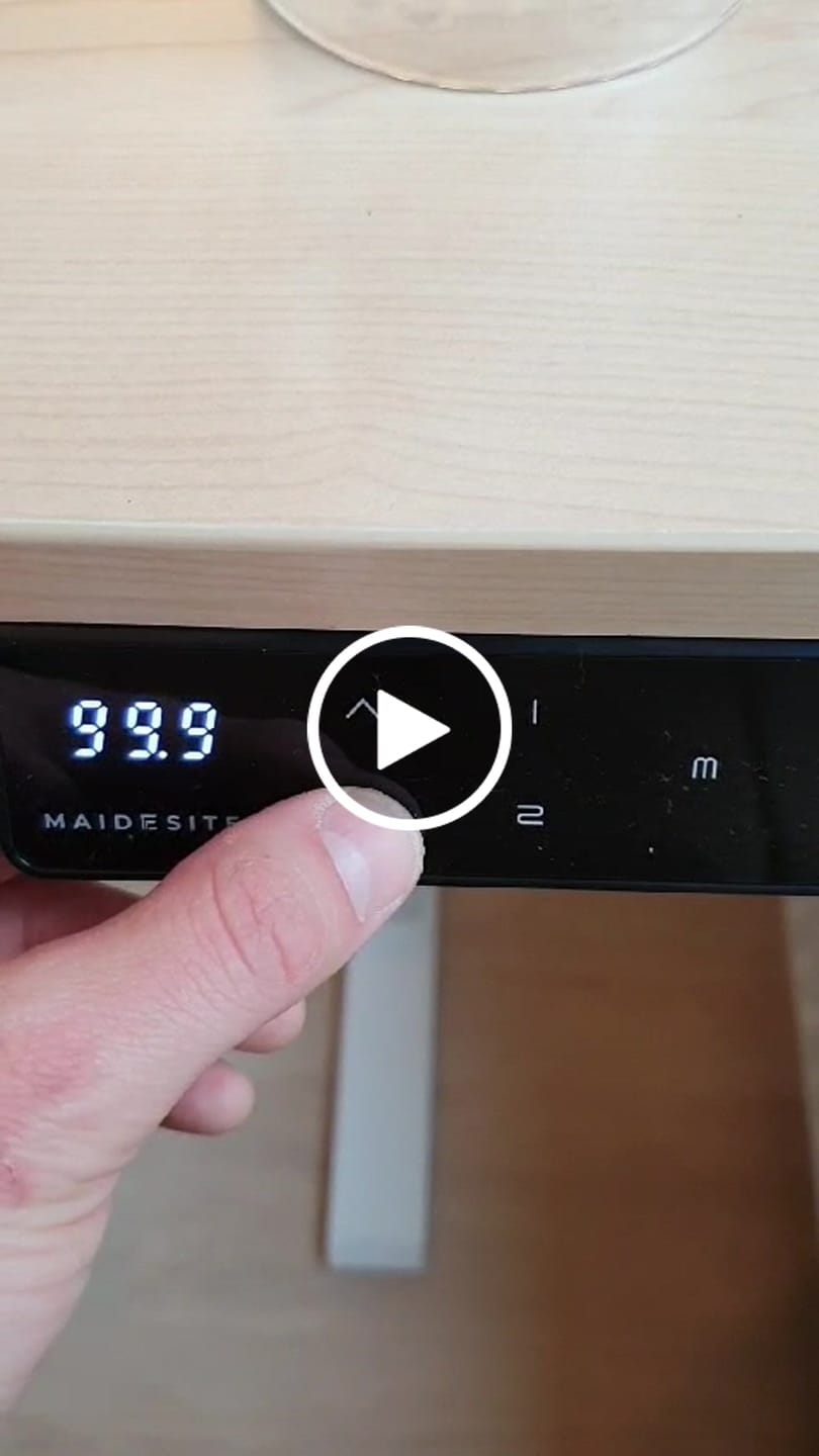 Customer video review of Maidesite T1 Pro - Elektrisch Höhenverstellbarer Gestell