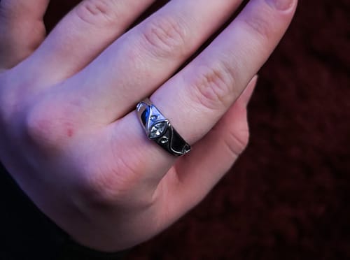 Customer photo review of BIRTHSTONE RING (APRIL)