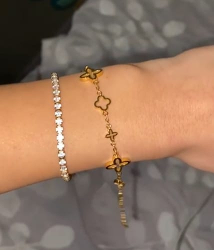 Kundenbewertung mit Foto zu Prestige Clover Armband