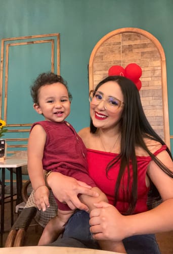 Customer photo review of TOP AMIE ROJO