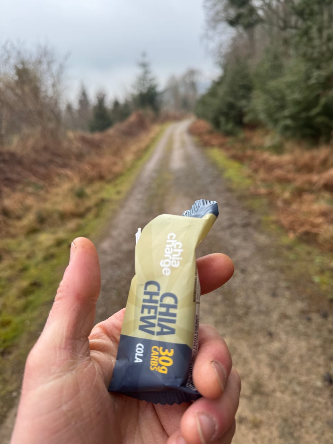 Customer photo review of Promo ONLY Single Pack Cola  Chia Chews - High Energy Chews, Gel and Drink Alternative