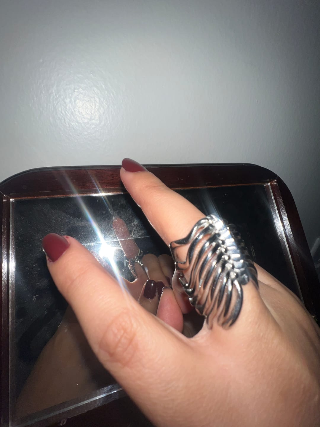 Customer photo review of RIBCAGE RING