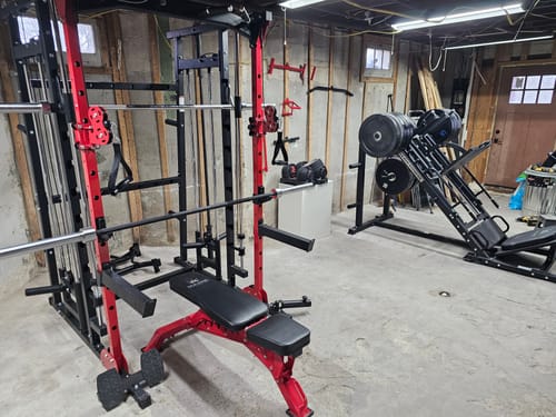 Customer photo review of Major Fitness Leg Press Hack Squat Machine AH1