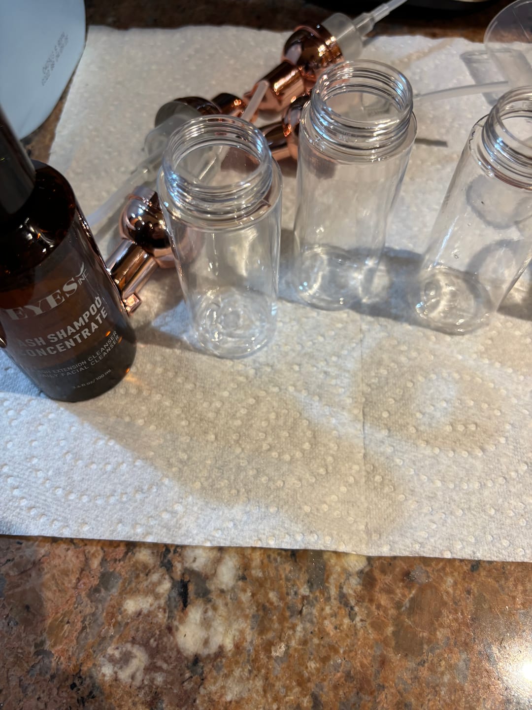 Customer photo review of Lash Shampoo Concentrate 100ML