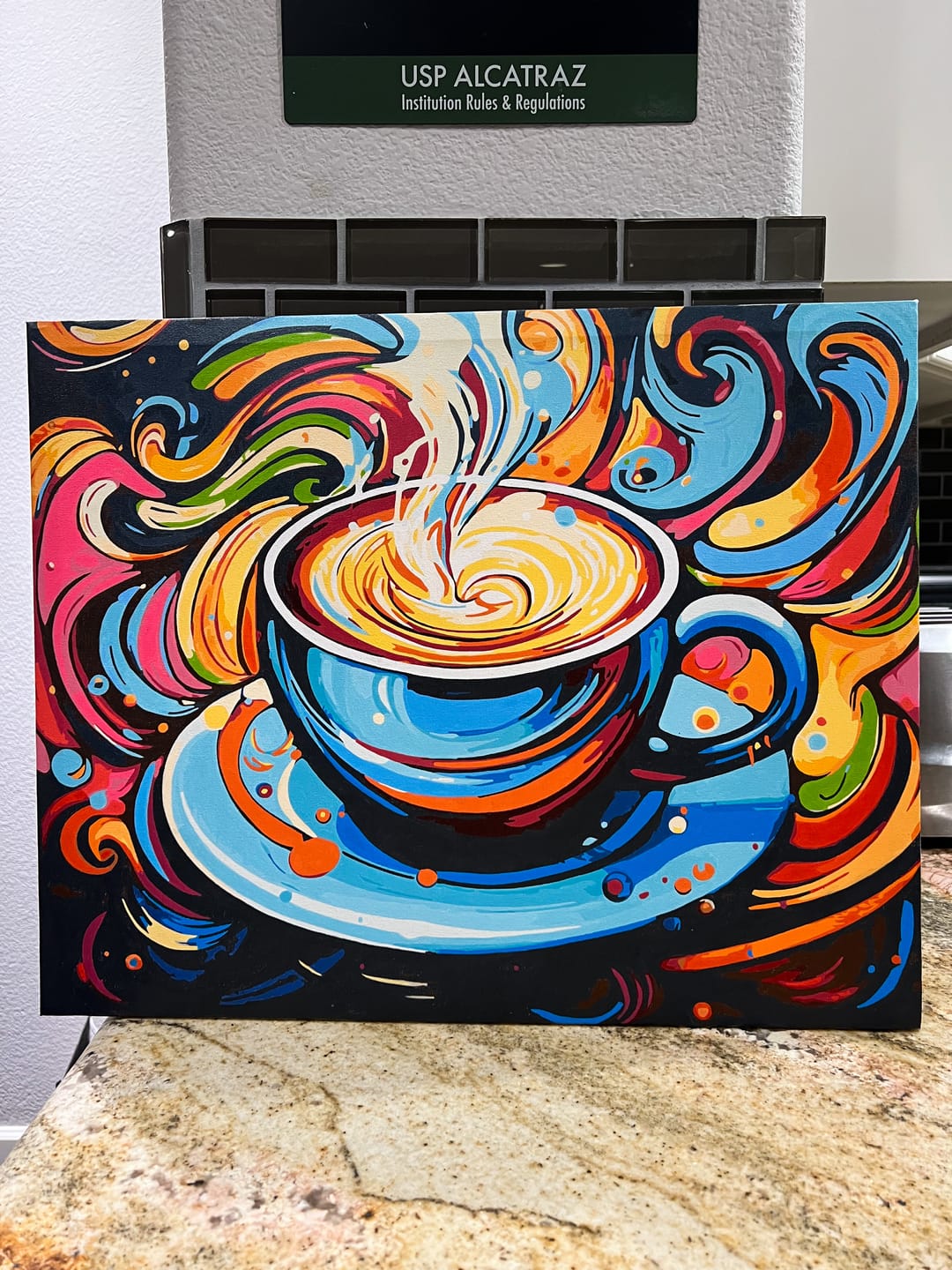 Customer photo review of Pop Art Caffeine