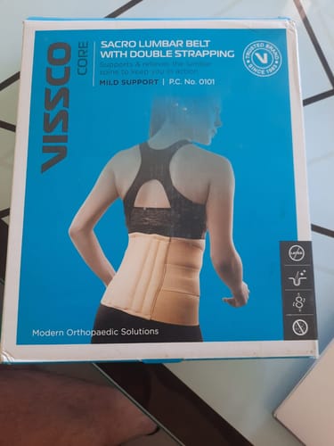 Customer photo review of Sacro Lumbar Belt (Mild Support) | Provides Support to Lower Back | Corrects Posture & Relieves Back Pain (Beige)
