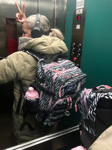Customer photo review of Mochila Táctica V1 45L All In Zebra