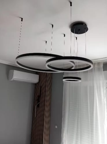 Customer photo review of Tap-Light® Solevita Moderne LED Deckenleuchte dimmbar für Wohnzimmer