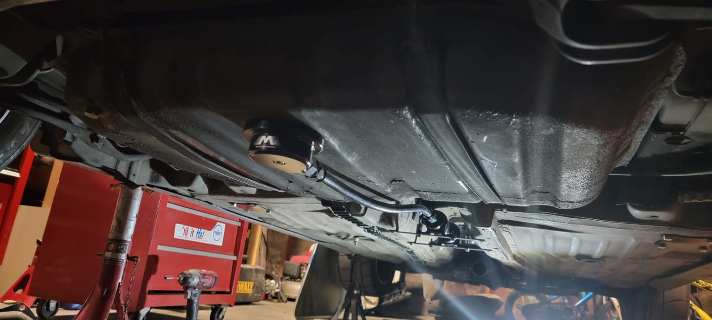 Customer photo review of Billet Fuel Sump -12 ORB Single Outlet by Motion Raceworks 27-160