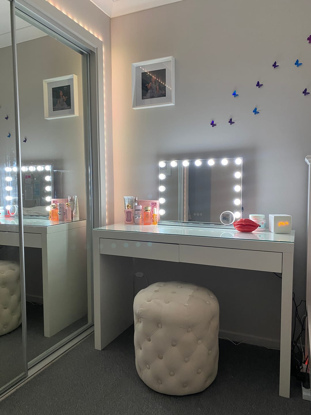 Customer photo review of STOCK CLEARANCE! 2 Drawers Vera Table