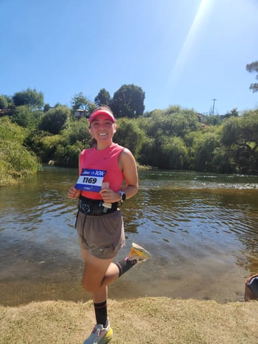 Customer photo review of Calcetin Runner de compresion EVOLRUN Black