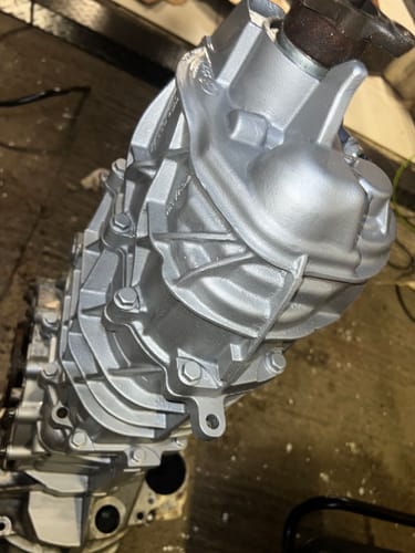 Customer photo review of POR15 High Temperature Brush On Paint Aluminium 946ml