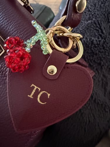 Customer photo review of Love Heart Keychain