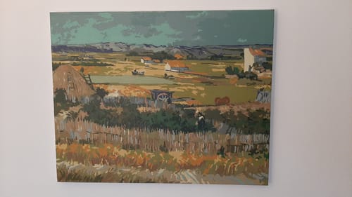 Customer photo review of The Harvest - Paint by Numbers
