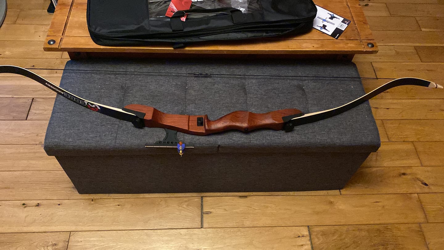 Customer photo review of S1 Recurve Bow Kit (Right Handed Bow)