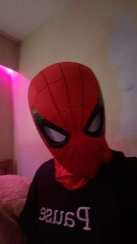 Customer photo review of The OG Spidey Gear™ - Winking Mask