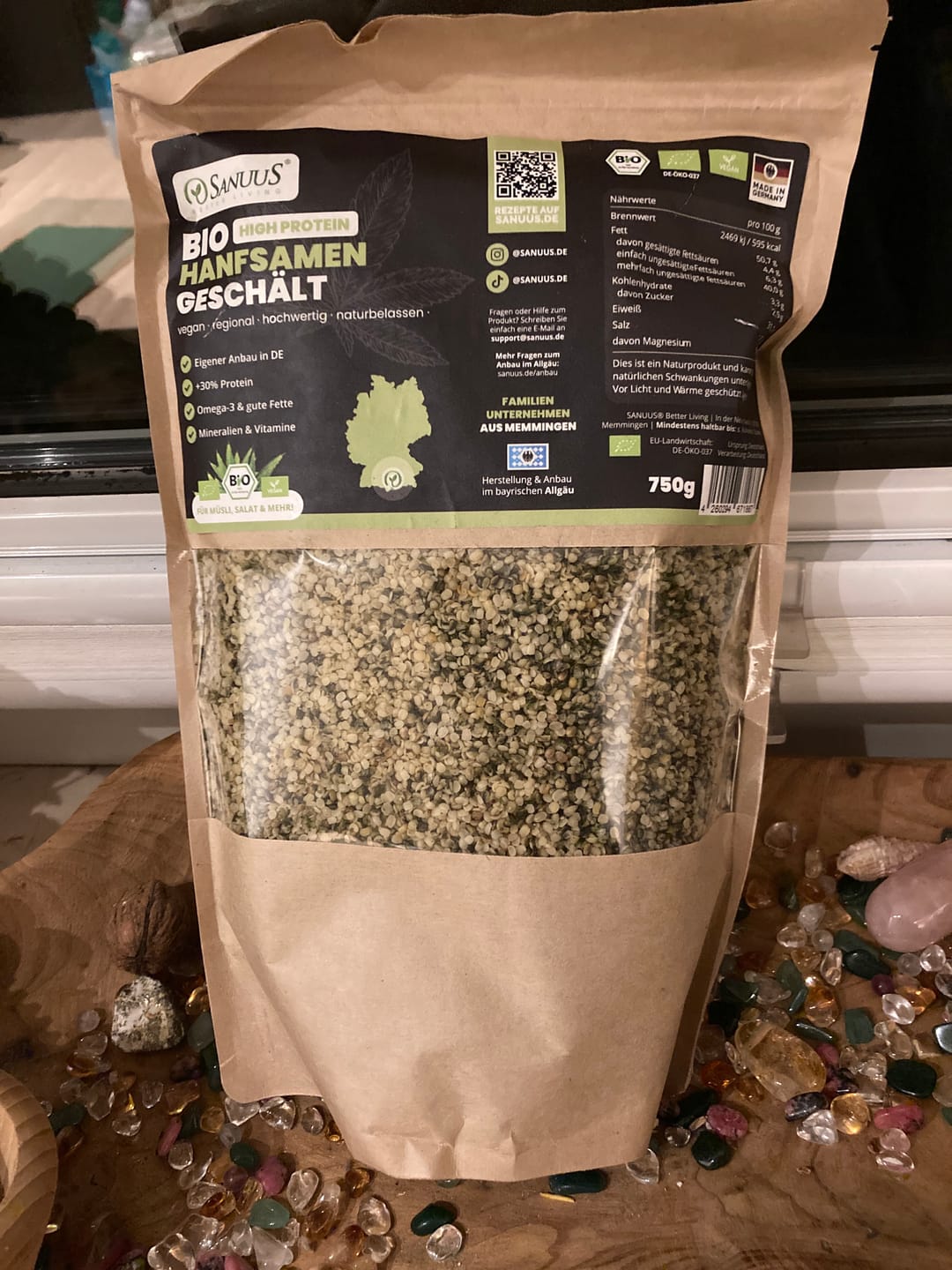 Customer photo review of SANUUS® Allgäu Bio Hanfsamen geschält Vorteilspack
