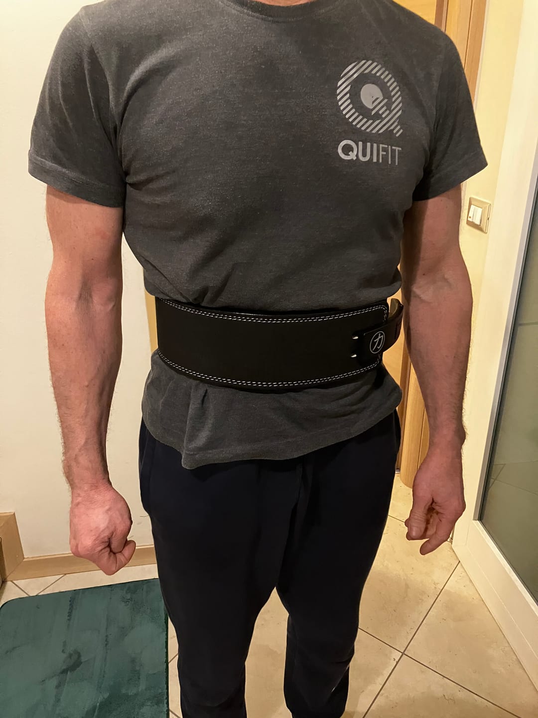 Customer photo review of Black Lever Belt, 13mm - IPF Approved