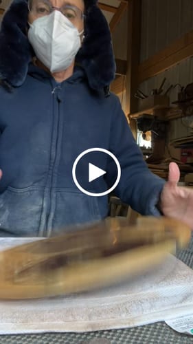 Customer video review of 14.1x10.0x1" Small Oval Dual Handle Serving Board Silicone Mold