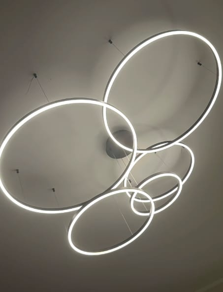 Customer photo review of Tap-Light® Solevita Moderne LED Deckenleuchte dimmbar für Wohnzimmer