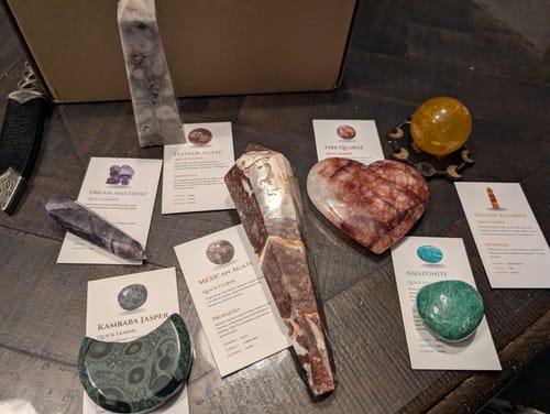 Customer photo review of Imperfect Crystal Mystery Box