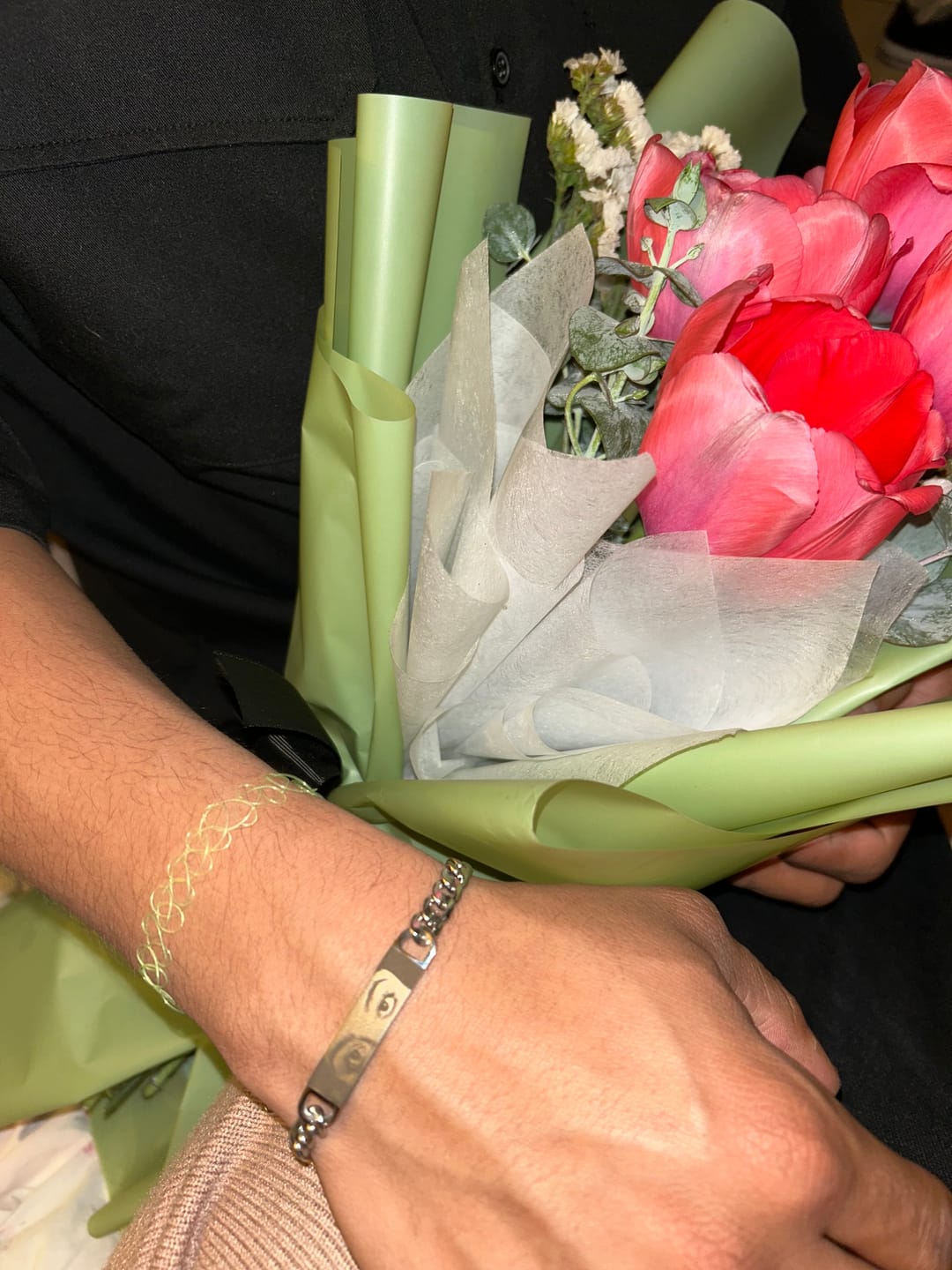 Customer photo review of Pulsera Eslabones Personalizada