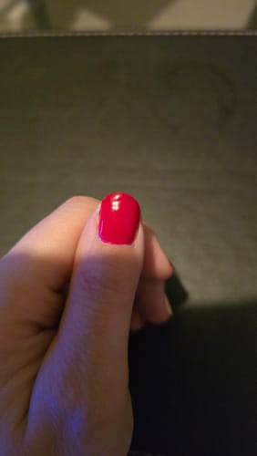 Customer photo review of Semilac 231 Girl on Fire UV Gel Polish 7ml