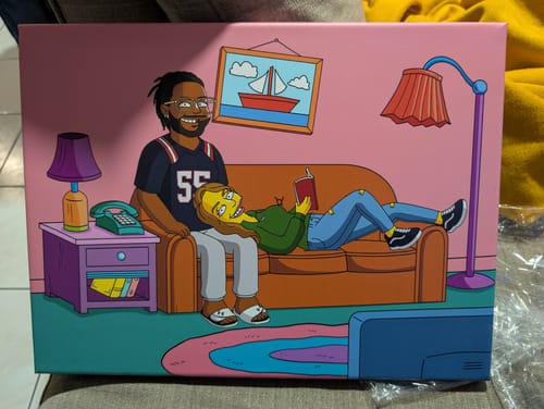 Customer photo review of Premade Background