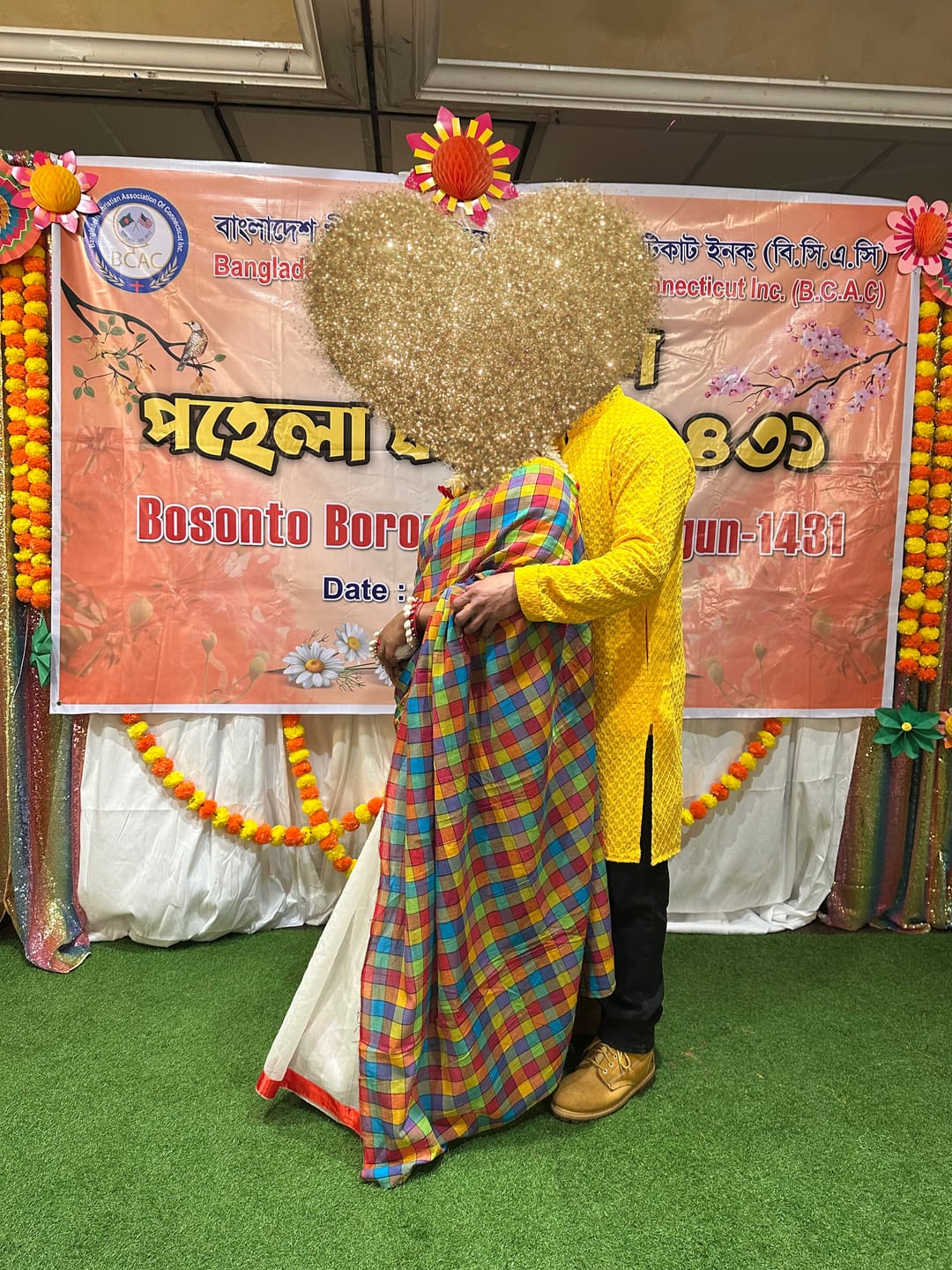 Customer photo review of Yellow Chikankari Kurta