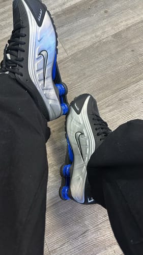 Customer photo review of Nike Shox R4 "Racer Blue"- Women's