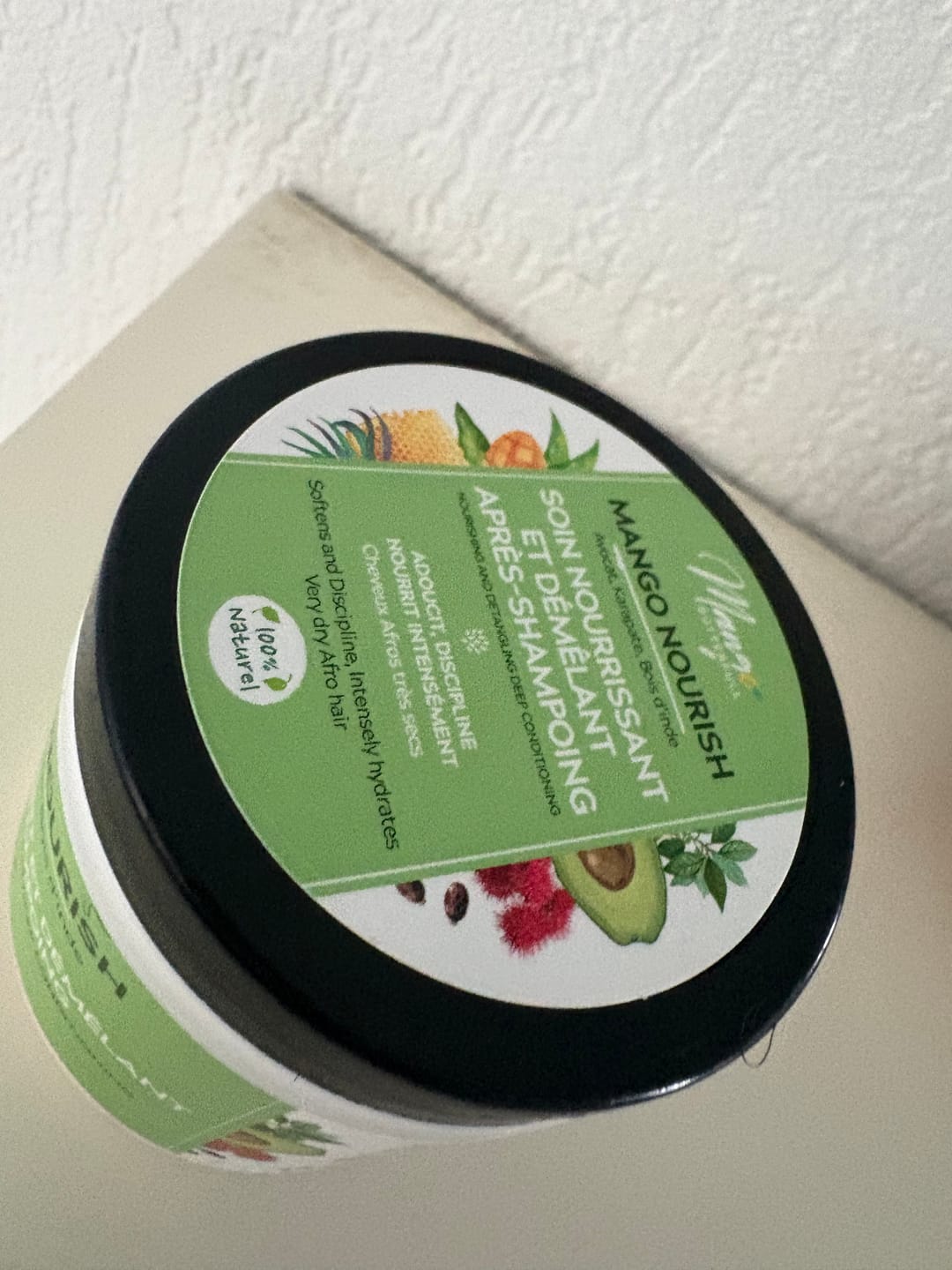 Customer photo review of Soin nourrissant et démêlant après-shampoing - NOURISH