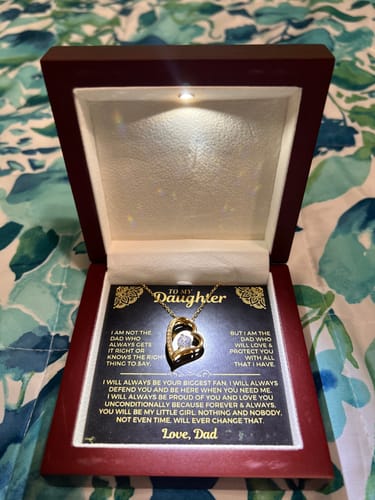 Customer photo review of To My Daughter - Love Dad - Beautiful Gift Set - SS559