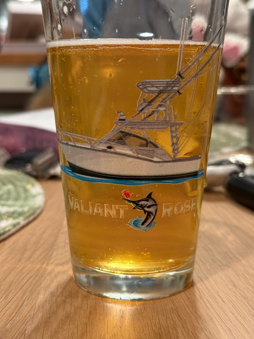 Customer photo review of Custom Pint Glasses