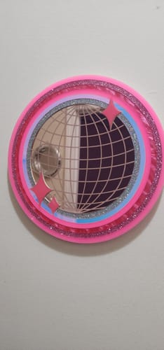 Customer photo review of Disco Ball Wall Art