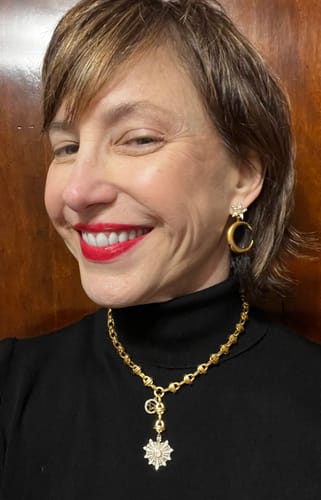 Customer photo review of Ophelia Earrings