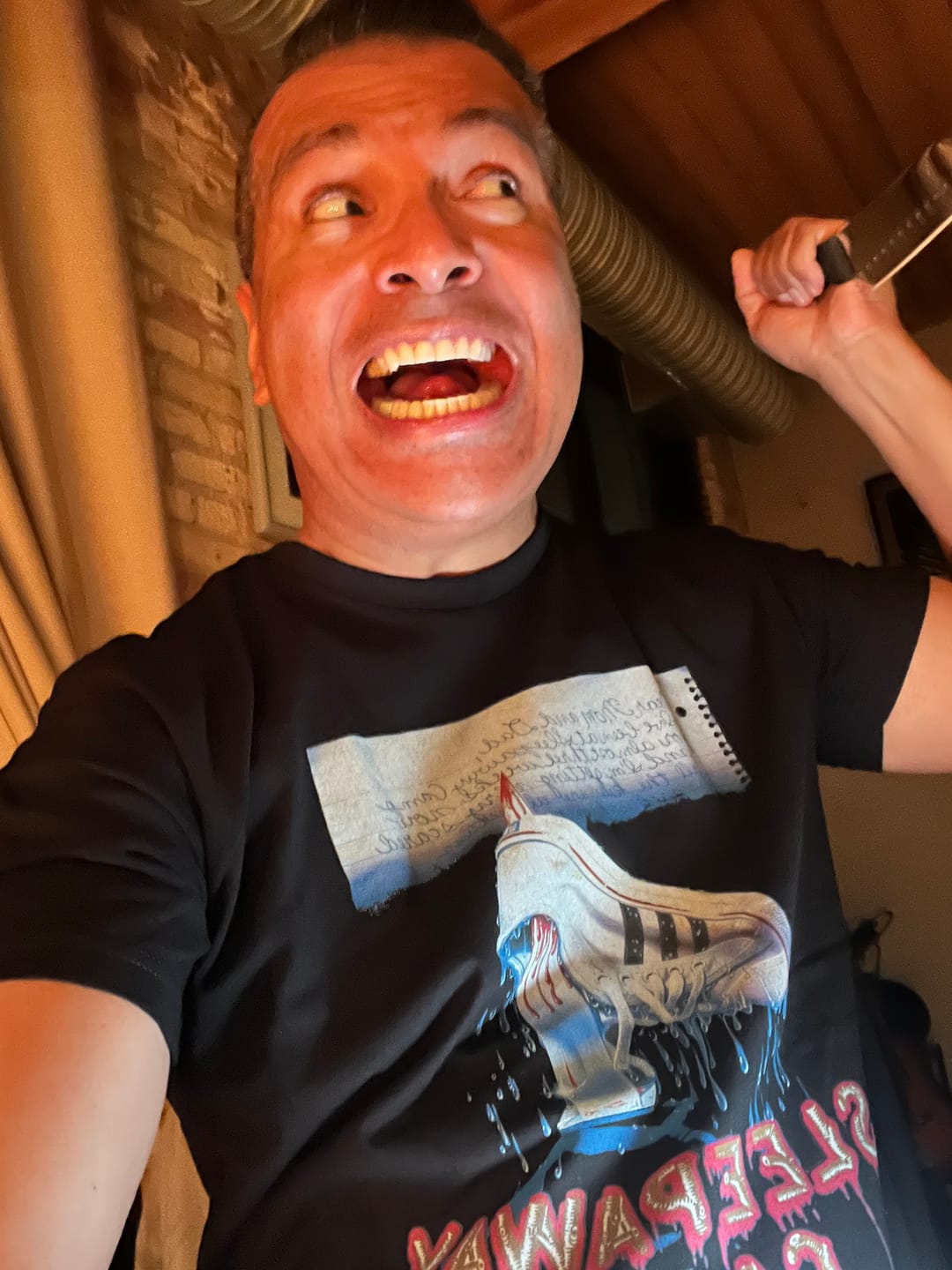Customer photo review of They Live "Obey" Tee
